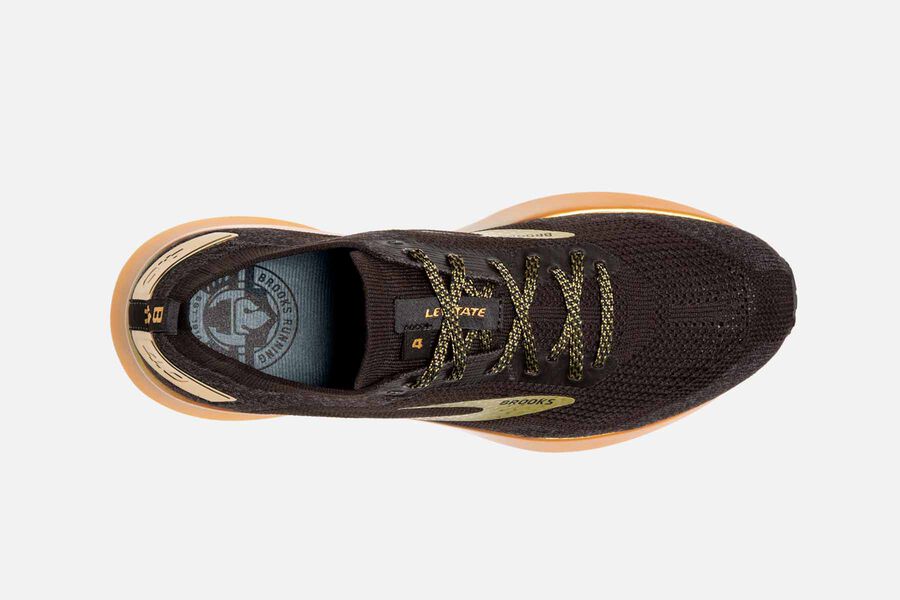 Brooks Levitate 4 Road Running Shoes Womens Black/Gold 782064-KMU